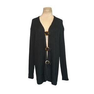 Von Saken dark brown long sleeves vintage cardigan size 2